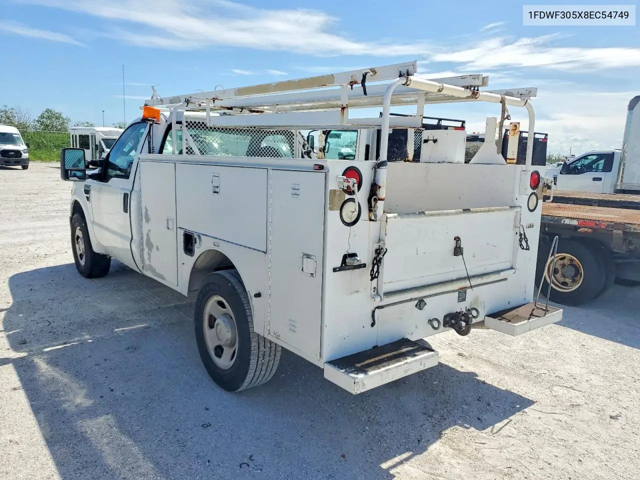 2008 Ford F350 Srw Super Duty VIN: 1FDWF305X8EC54749 Lot: 55815306