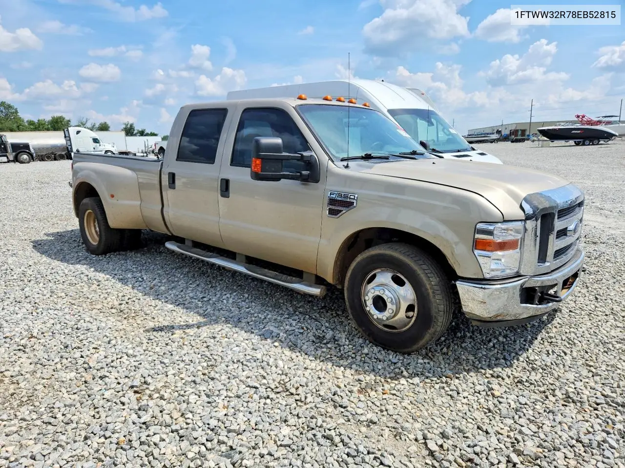 2008 Ford F350 Super Duty VIN: 1FTWW32R78EB52815 Lot: 57225666