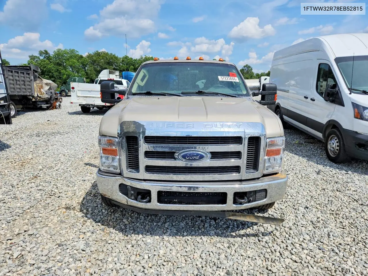 2008 Ford F350 Super Duty VIN: 1FTWW32R78EB52815 Lot: 57225666