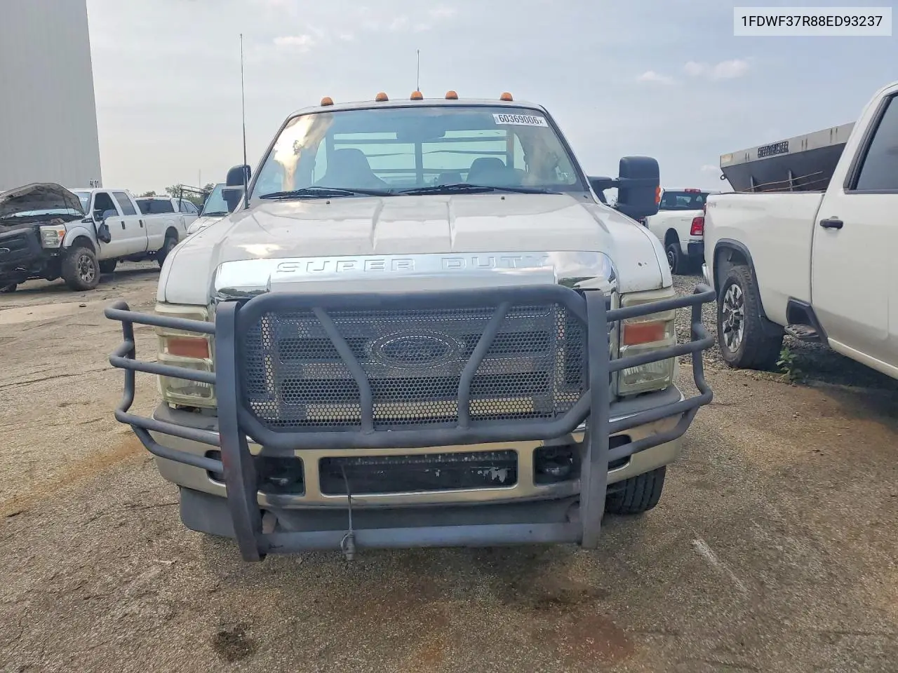 2008 Ford F350 Super Duty VIN: 1FDWF37R88ED93237 Lot: 60369006