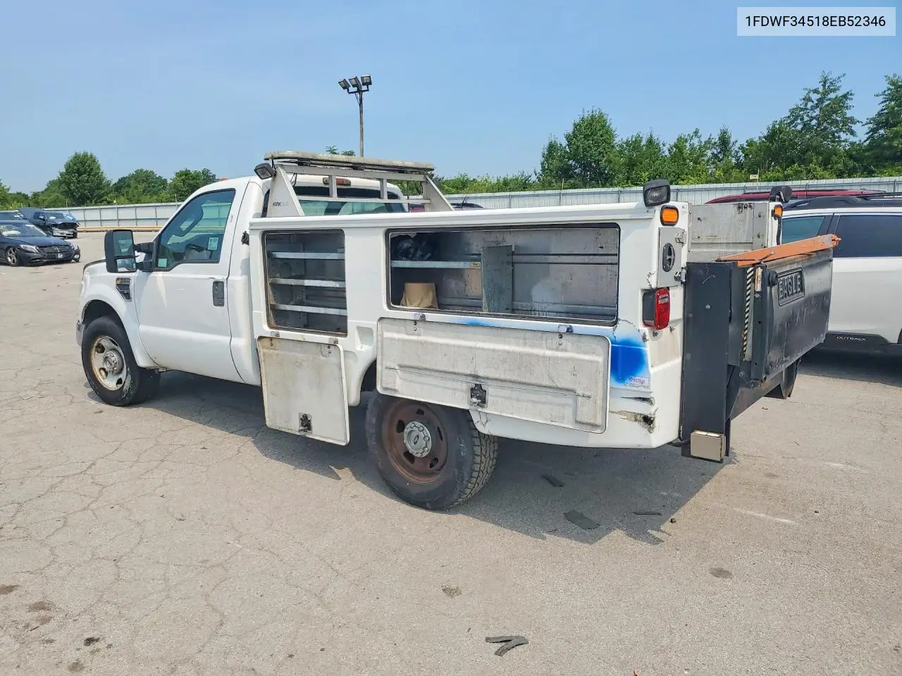 2008 Ford F350 Super Duty VIN: 1FDWF34518EB52346 Lot: 60446516