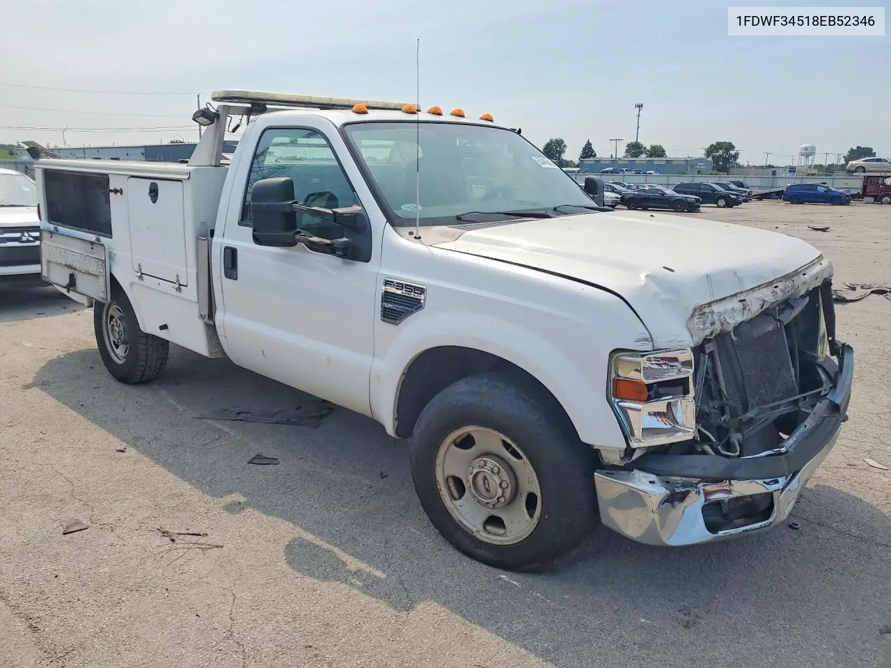 2008 Ford F350 Super Duty VIN: 1FDWF34518EB52346 Lot: 60446516