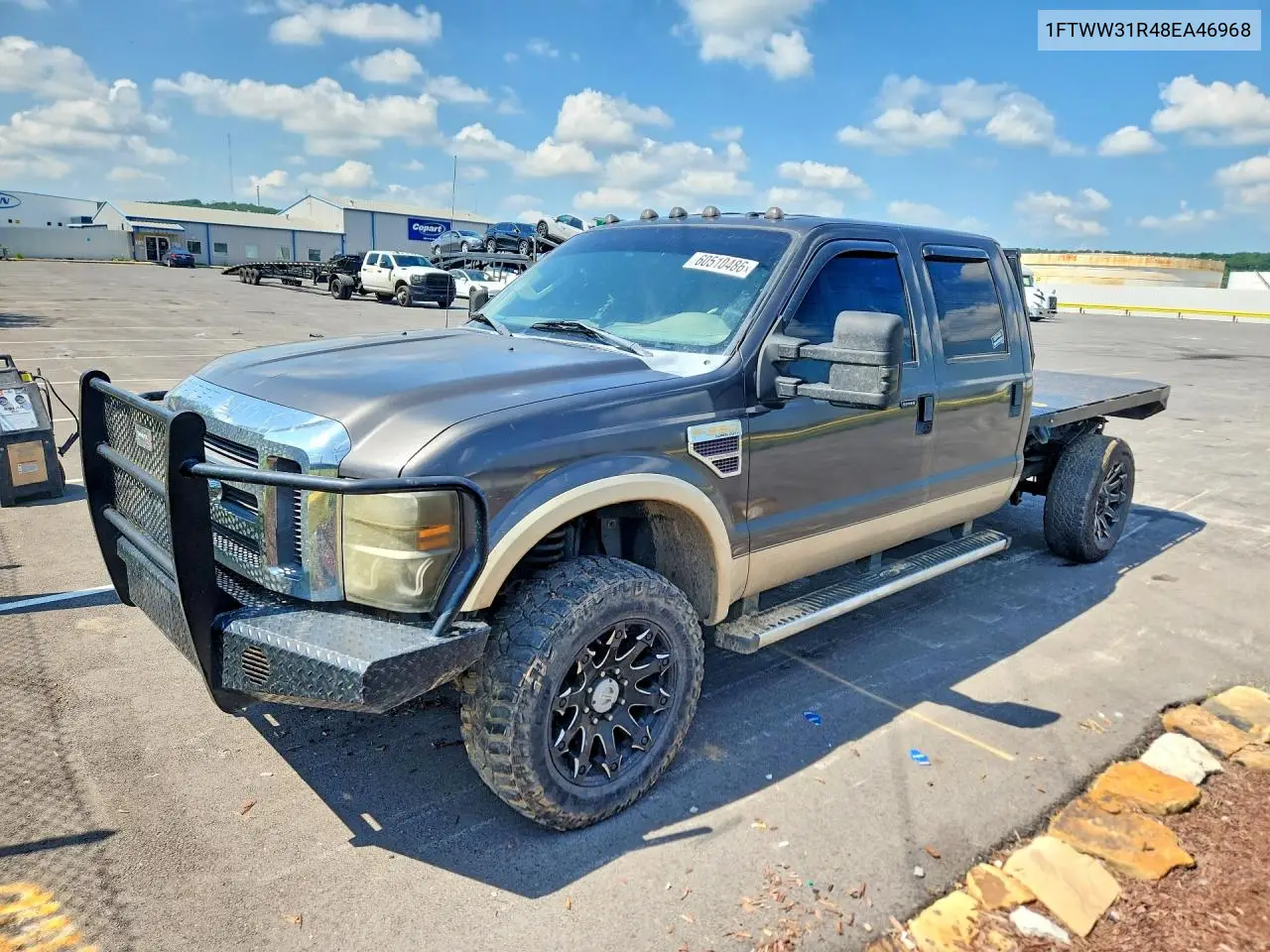 2008 Ford F350 Srw Super Duty VIN: 1FTWW31R48EA46968 Lot: 60510486