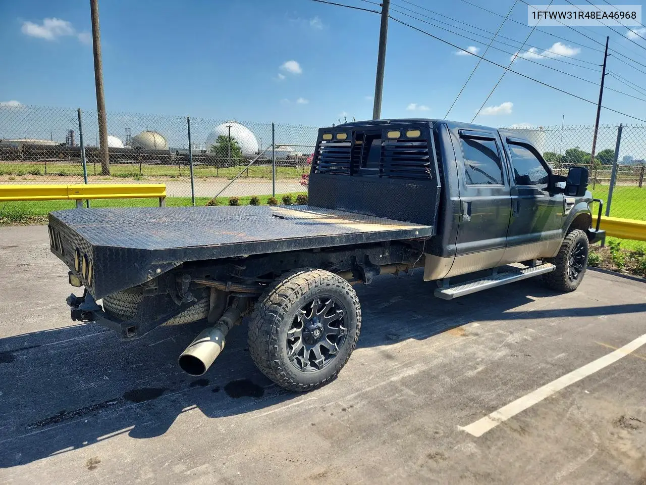 2008 Ford F350 Srw Super Duty VIN: 1FTWW31R48EA46968 Lot: 60510486