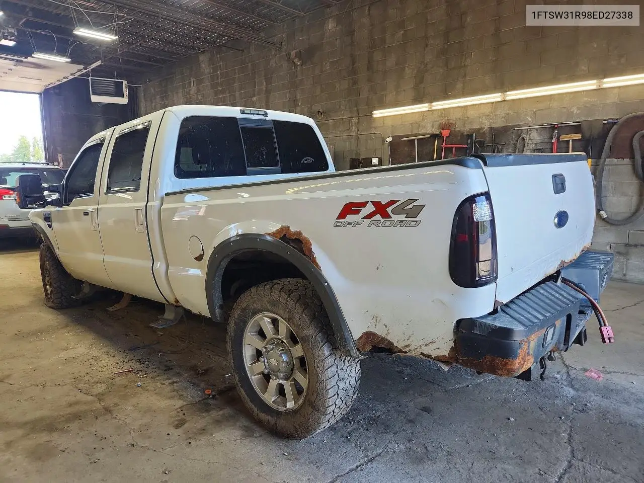 2008 Ford F350 Srw Super Duty VIN: 1FTSW31R98ED27338 Lot: 60597796