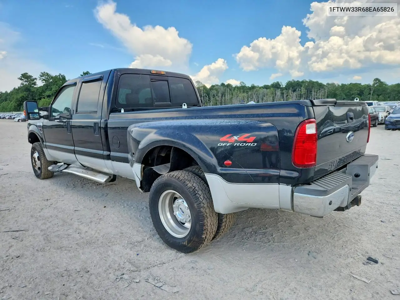 2008 Ford F350 Super Duty VIN: 1FTWW33R68EA65826 Lot: 60640416