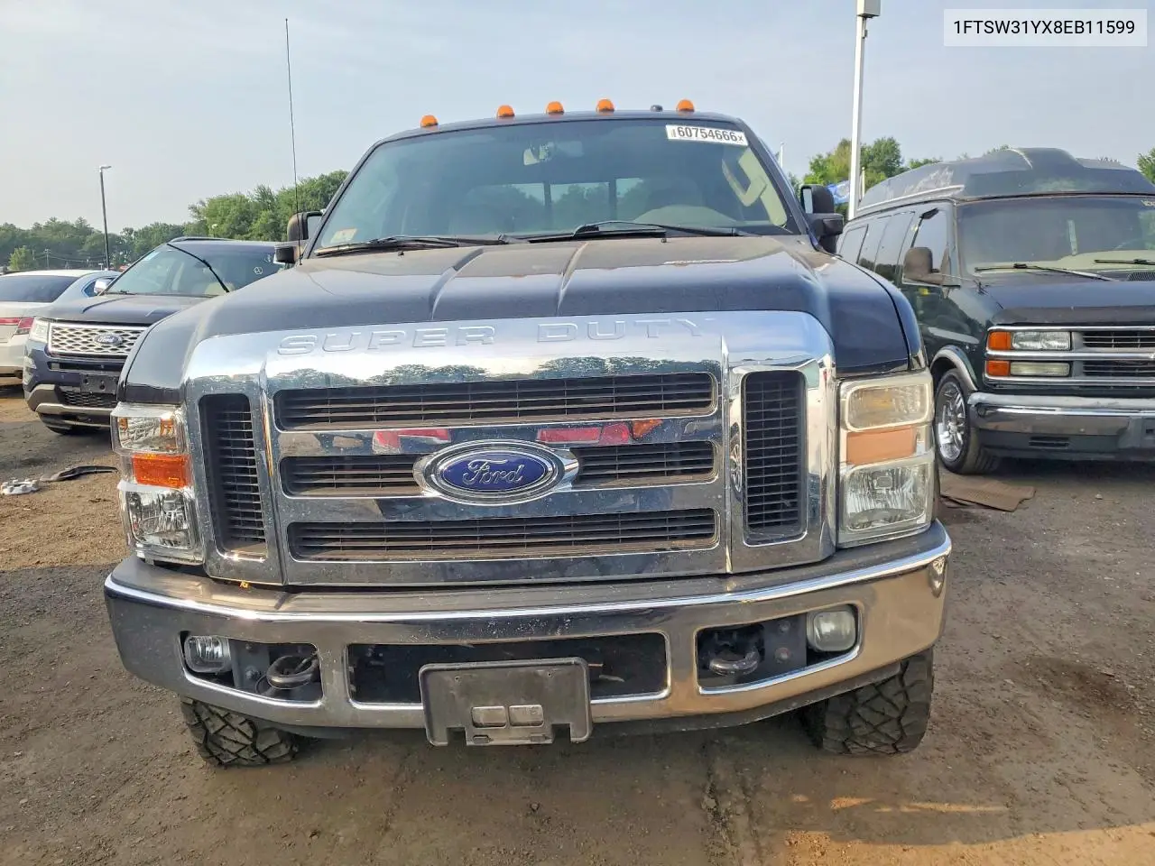 2008 Ford F350 Srw Super Duty VIN: 1FTSW31YX8EB11599 Lot: 60754666