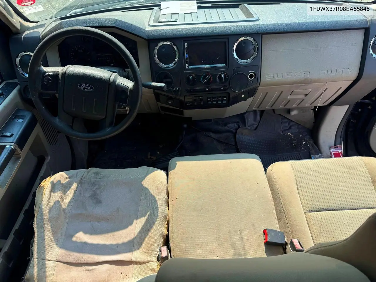2008 Ford F350 Super VIN: 1FDWX37R08EA55845 Lot: 61571096