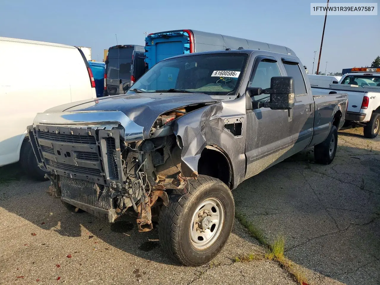 2009 Ford F350 Super Duty VIN: 1FTWW31R39EA97587 Lot: 61600586