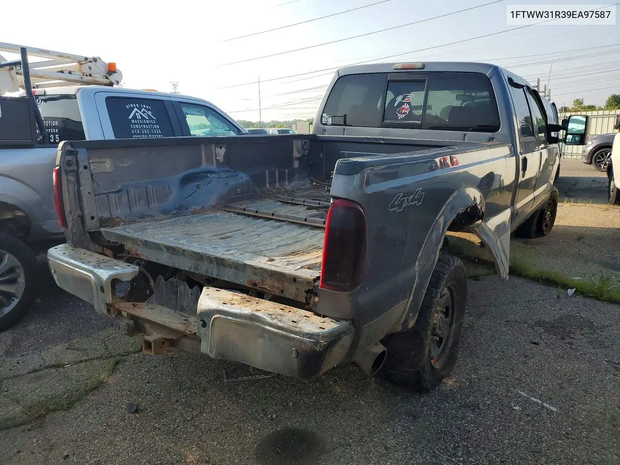 2009 Ford F350 Super Duty VIN: 1FTWW31R39EA97587 Lot: 61600586