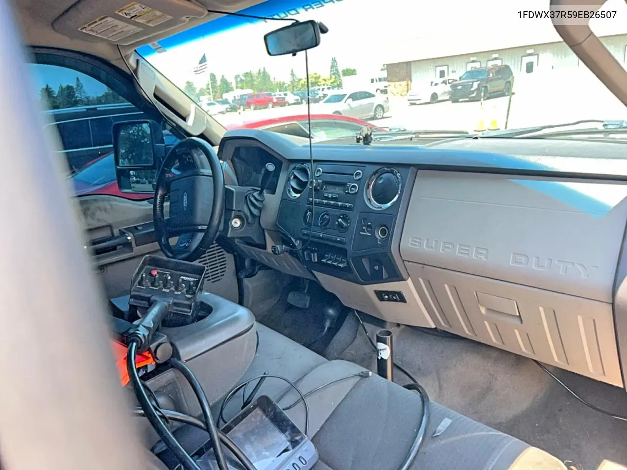 2009 Ford F350 Super Duty VIN: 1FDWX37R59EB26507 Lot: 62002016