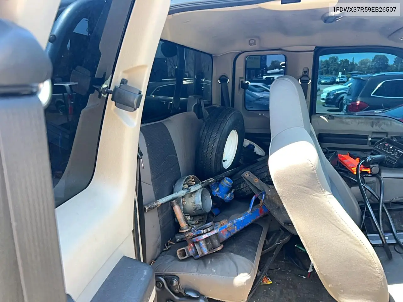2009 Ford F350 Super Duty VIN: 1FDWX37R59EB26507 Lot: 62002016