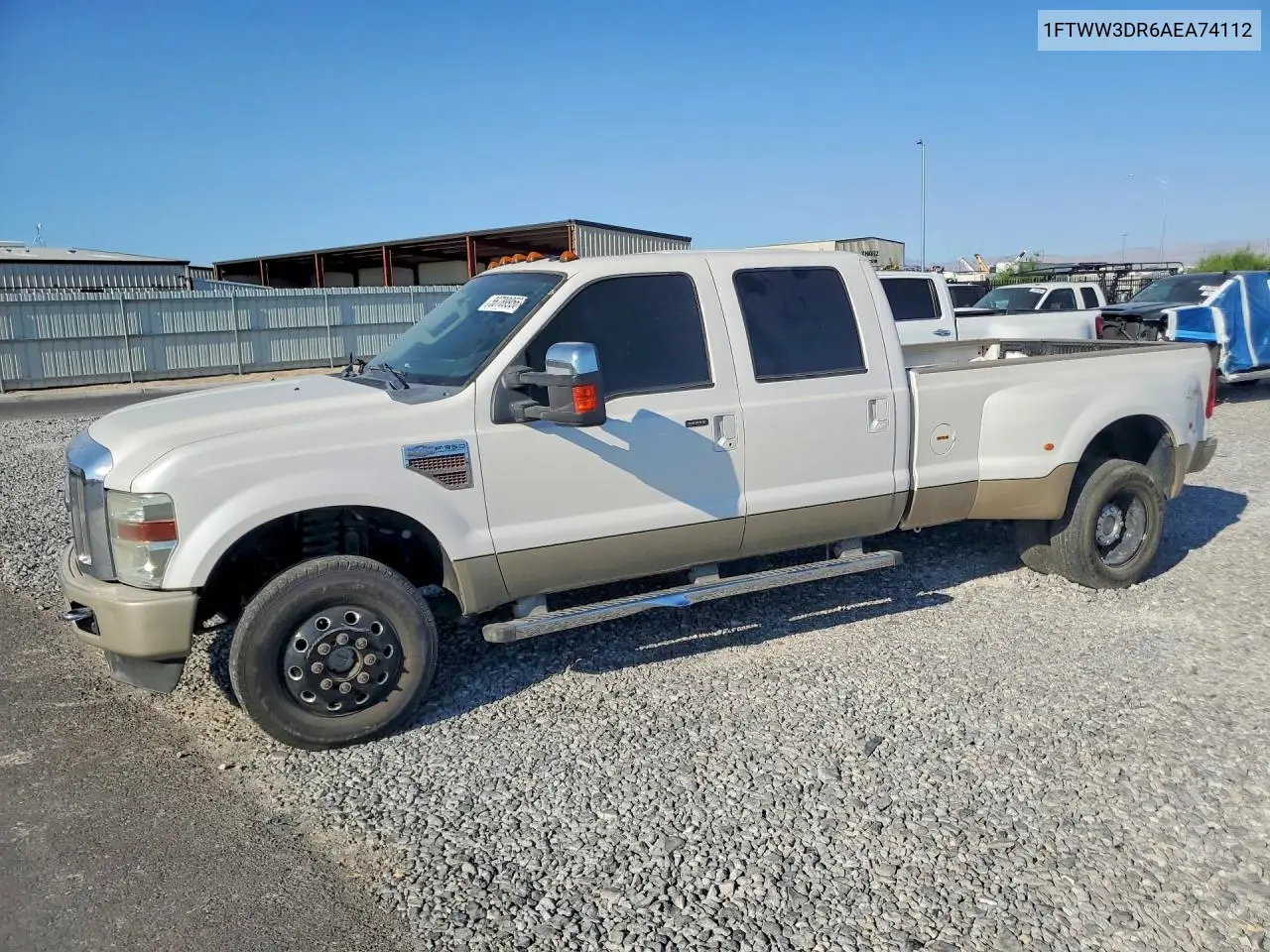 1FTWW3DR6AEA74112 2010 Ford F350 Super Duty