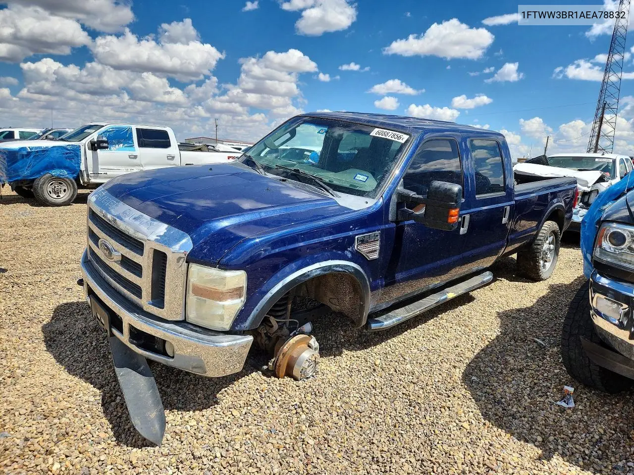 2010 Ford F350 Super Duty VIN: 1FTWW3BR1AEA78832 Lot: 60887856