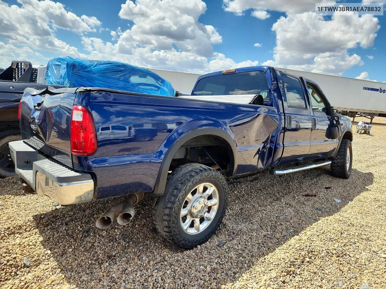 2010 Ford F350 Super Duty VIN: 1FTWW3BR1AEA78832 Lot: 60887856
