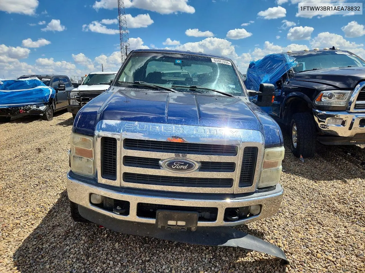 2010 Ford F350 Super Duty VIN: 1FTWW3BR1AEA78832 Lot: 60887856