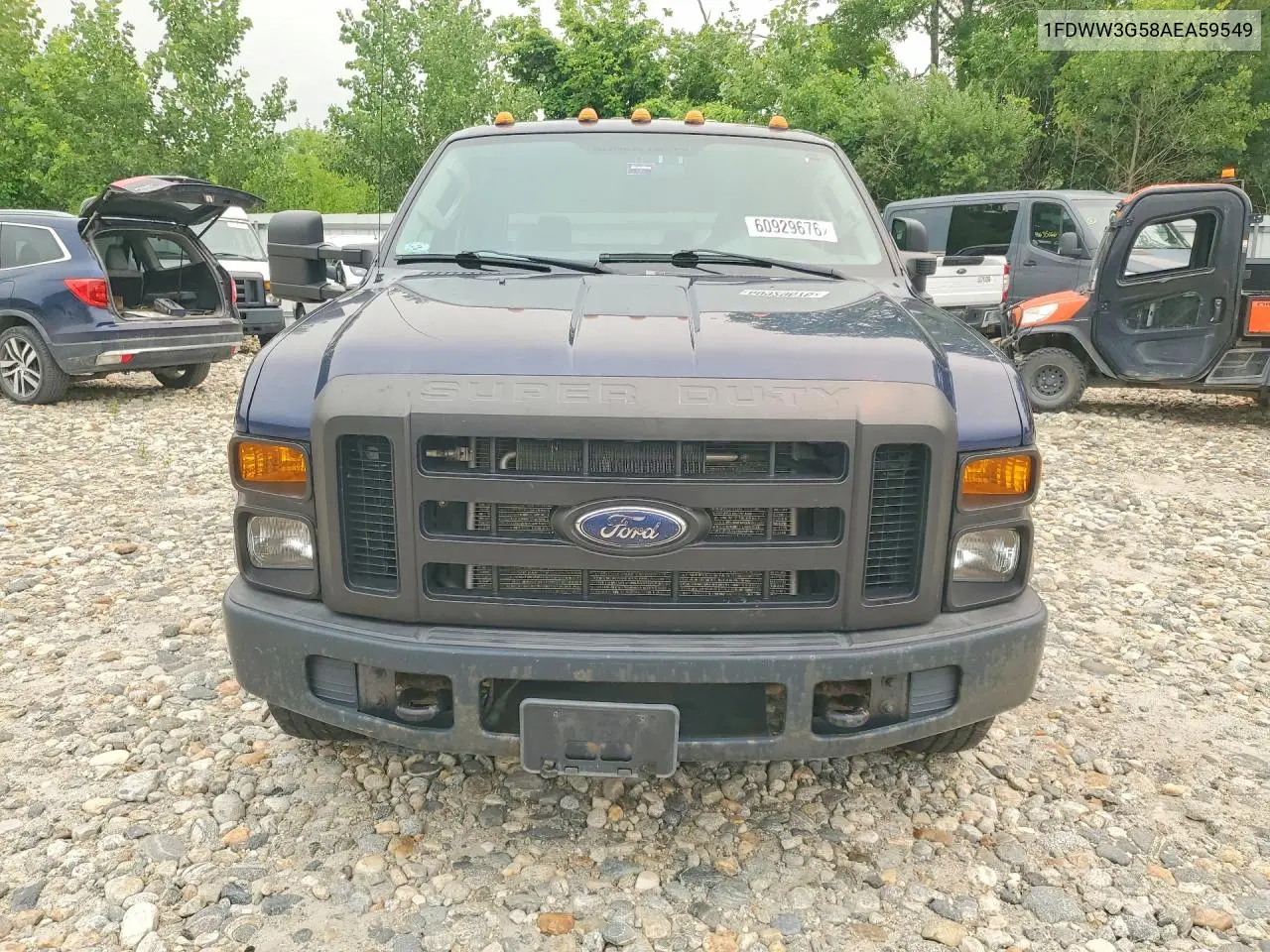 2010 Ford F350 Super Duty VIN: 1FDWW3G58AEA59549 Lot: 60929676