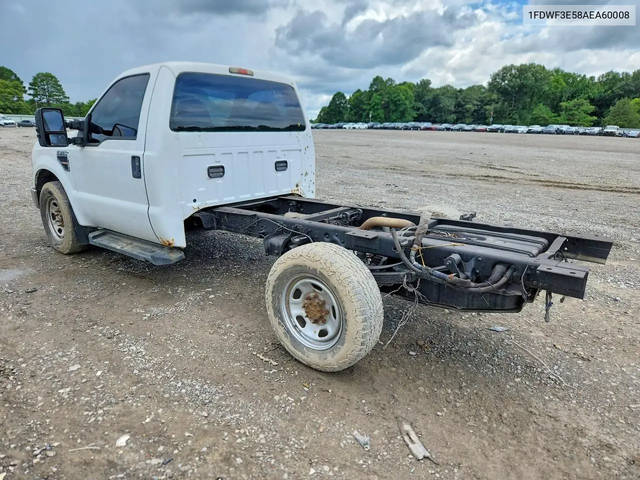 2010 Ford F350 Super VIN: 1FDWF3E58AEA60008 Lot: 61583036