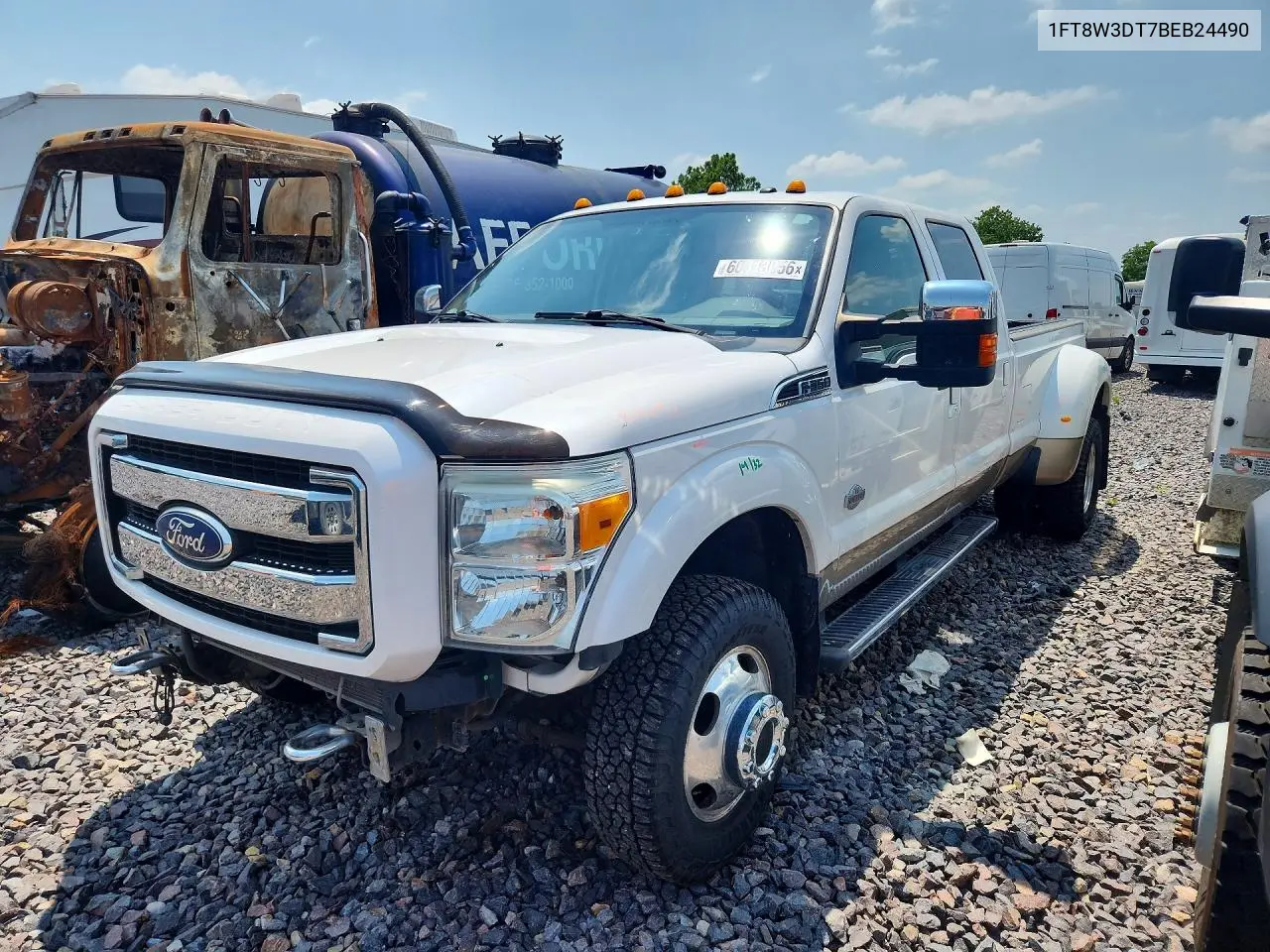 2011 Ford F350 Super Duty VIN: 1FT8W3DT7BEB24490 Lot: 60313056