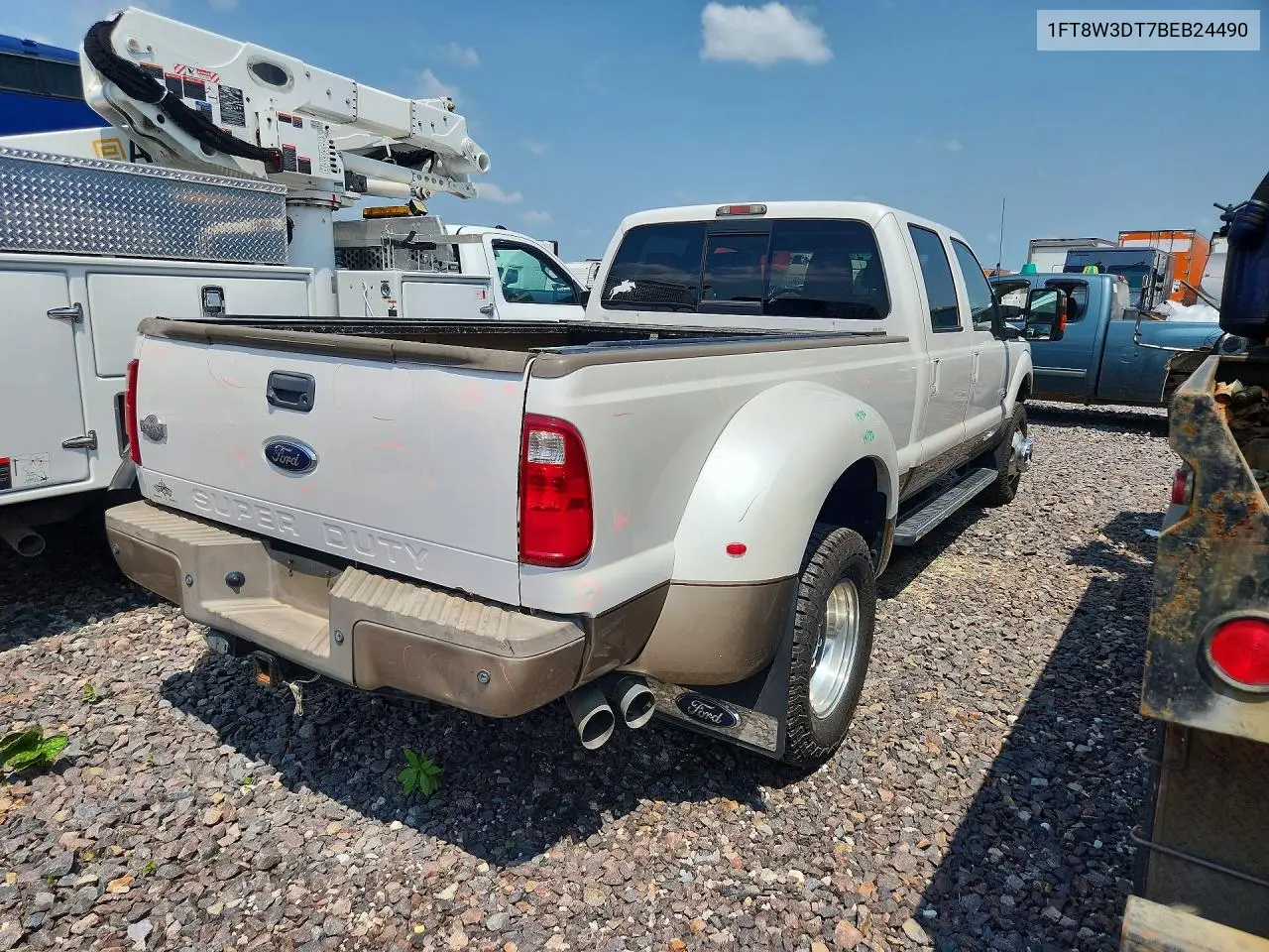 2011 Ford F350 Super Duty VIN: 1FT8W3DT7BEB24490 Lot: 60313056