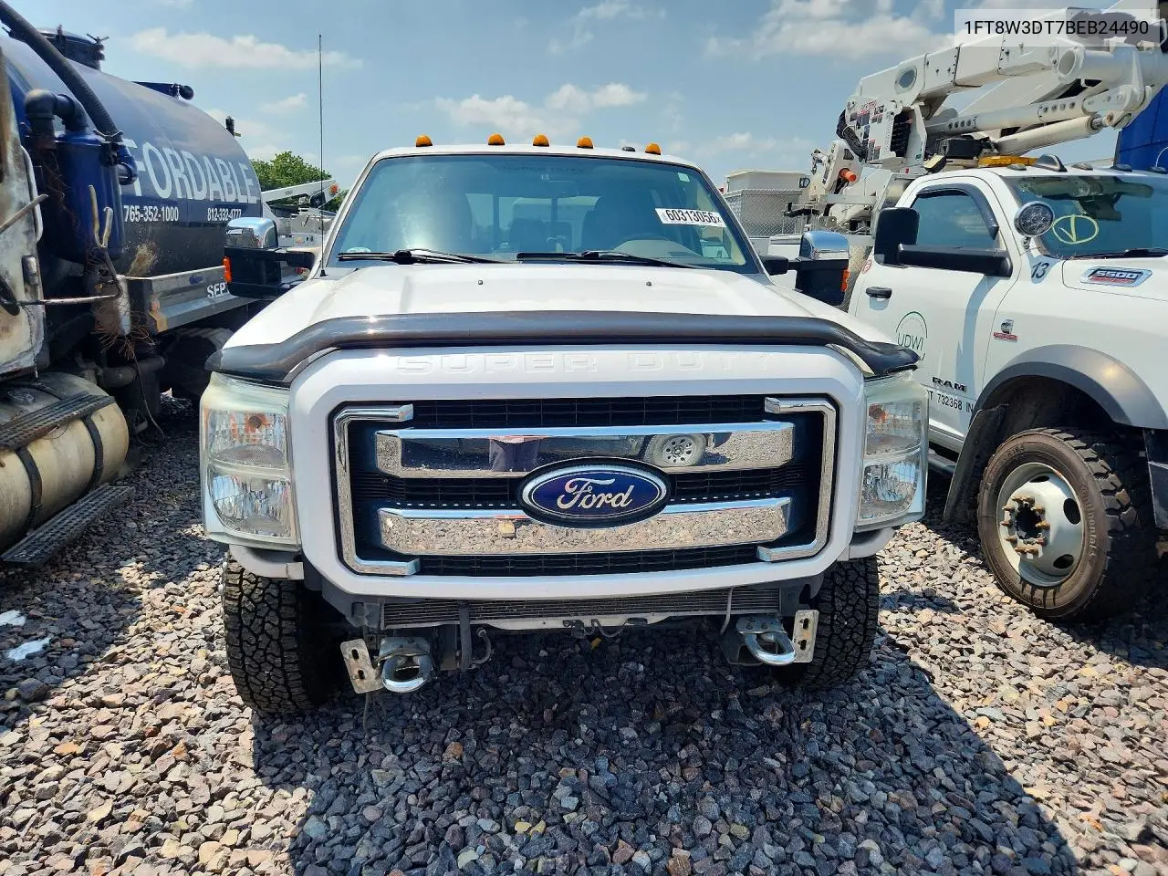 2011 Ford F350 Super Duty VIN: 1FT8W3DT7BEB24490 Lot: 60313056
