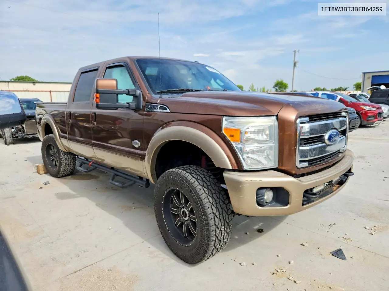 2011 Ford F350 Super Duty VIN: 1FT8W3BT3BEB64259 Lot: 60932326