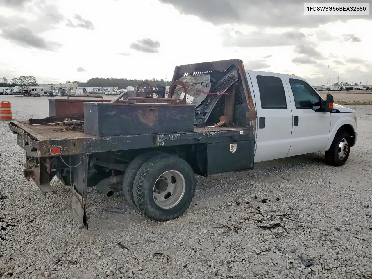 1FD8W3G66BEA32580 2011 Ford F350 Flatbed Truck