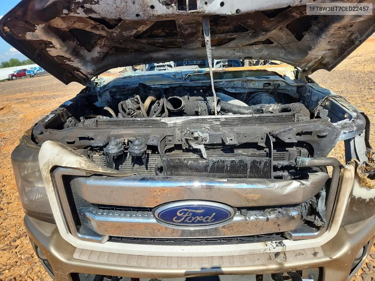 2012 Ford F350 Super Duty VIN: 1FT8W3BT7CED22457 Lot: 59817166