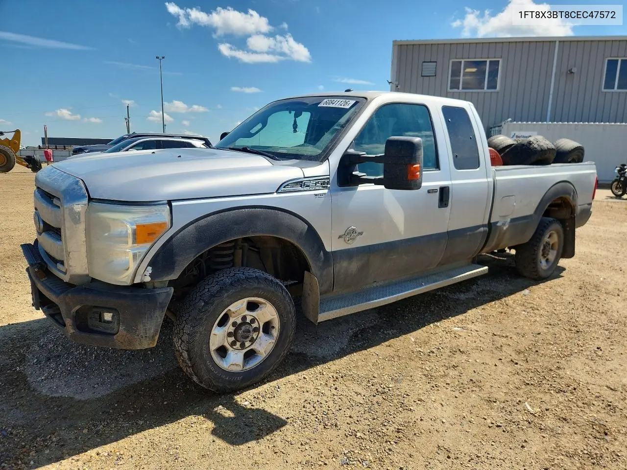 2012 Ford F350 Super Duty VIN: 1FT8X3BT8CEC47572 Lot: 60841126