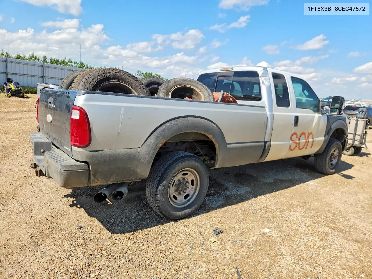 2012 Ford F350 Super Duty VIN: 1FT8X3BT8CEC47572 Lot: 60841126