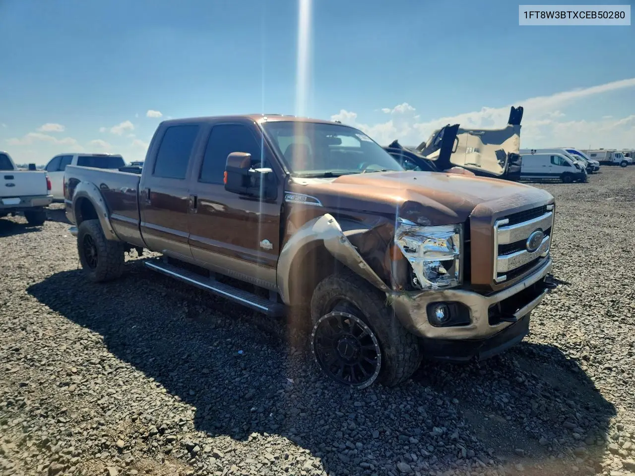 2012 Ford F350 Super Duty VIN: 1FT8W3BTXCEB50280 Lot: 61360416