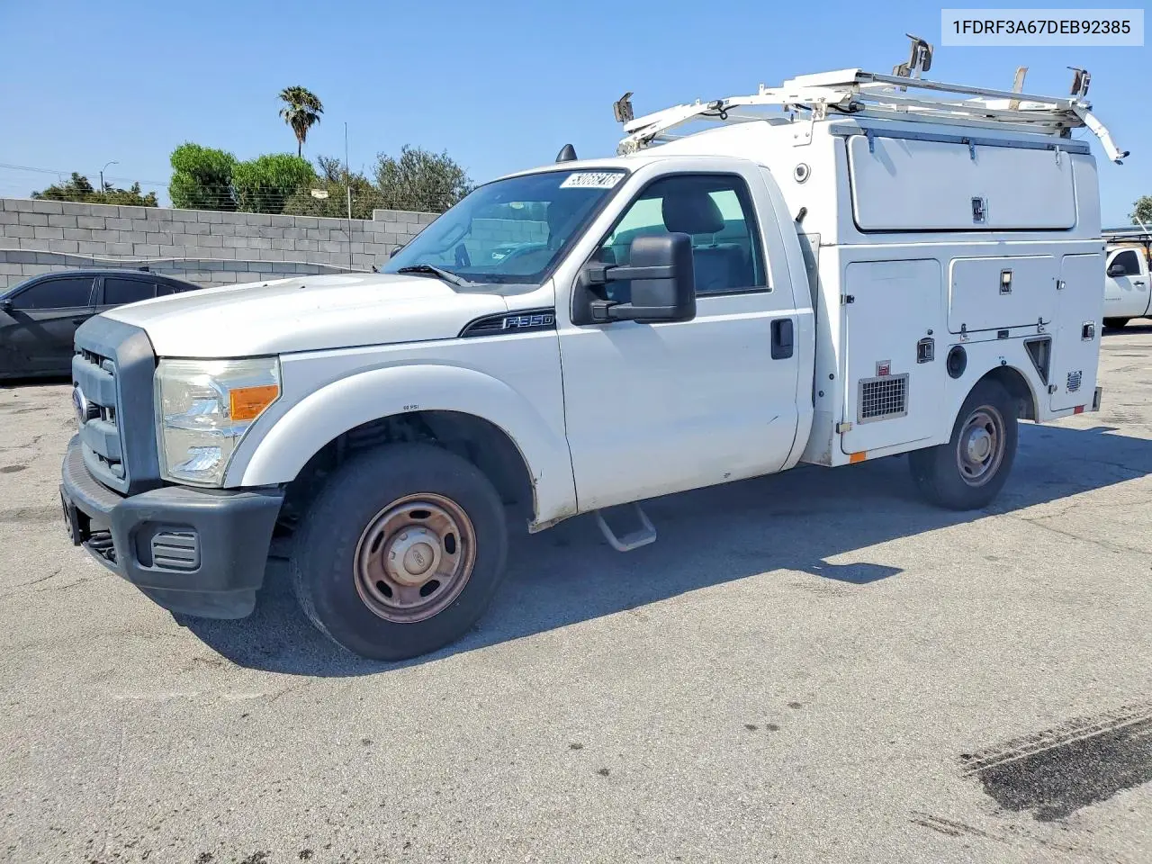 2013 Ford F350 Srw Super Duty VIN: 1FDRF3A67DEB92385 Lot: 53066216