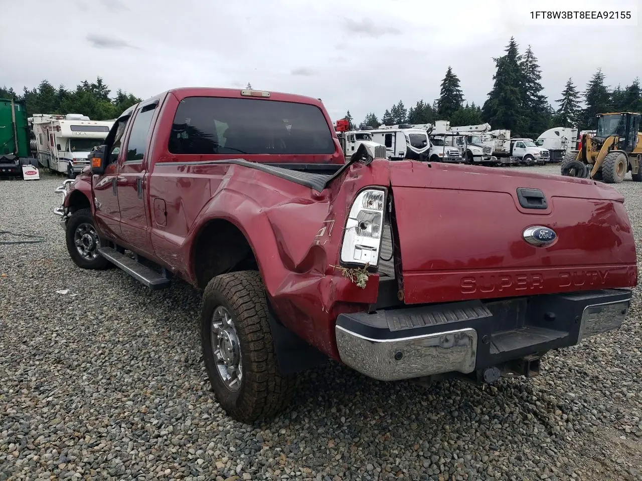 2014 Ford F350 Super Duty VIN: 1FT8W3BT8EEA92155 Lot: 58636226