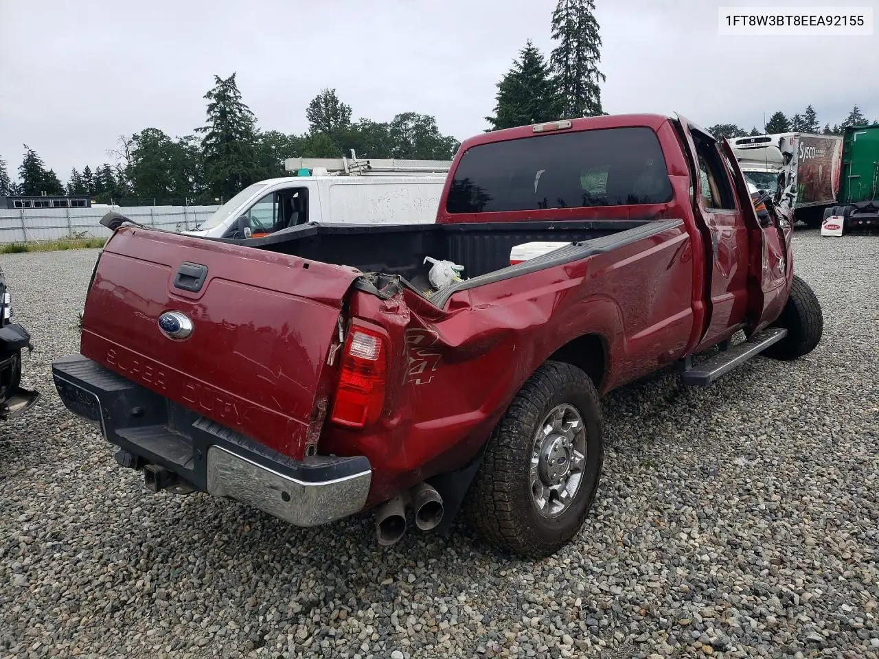 2014 Ford F350 Super Duty VIN: 1FT8W3BT8EEA92155 Lot: 58636226