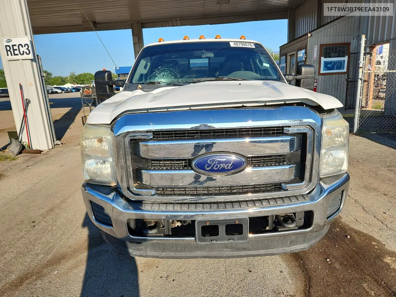 2014 Ford F350 Super Duty VIN: 1FT8W3BT9EEA43109 Lot: 60798076
