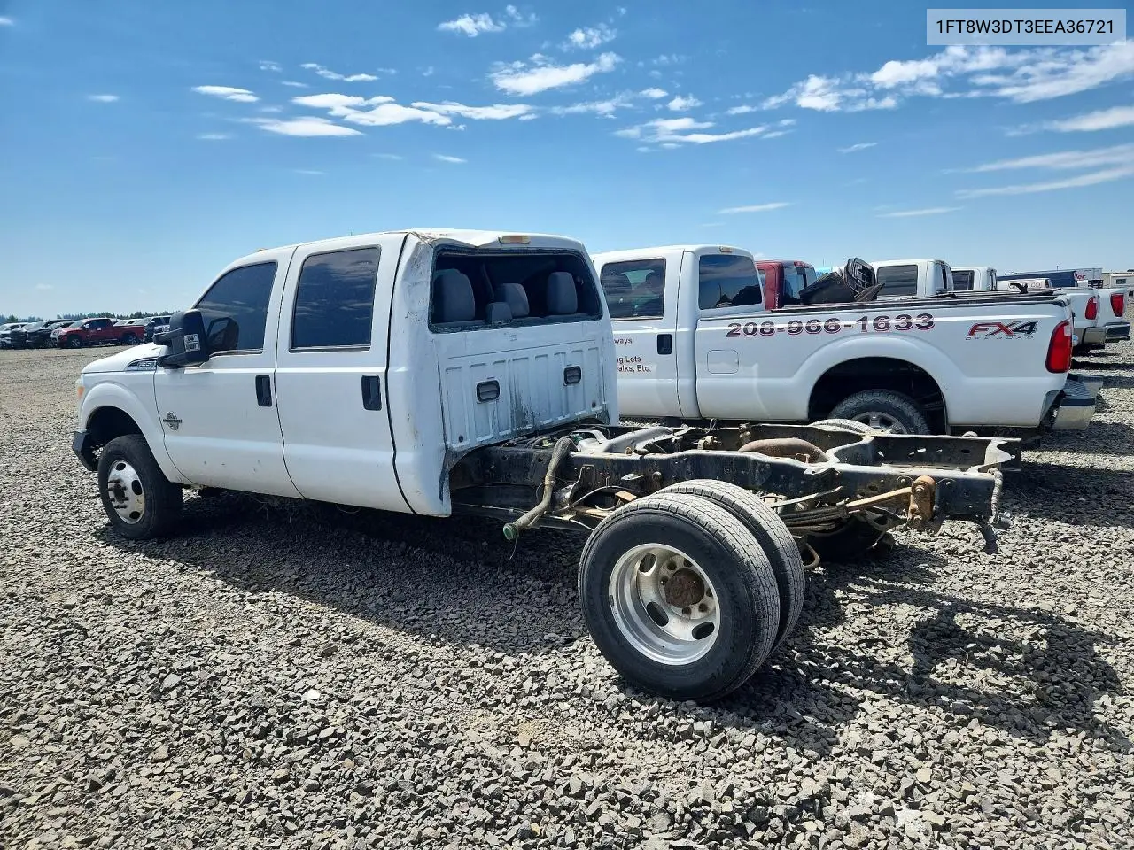 2014 Ford F350 Super Duty VIN: 1FT8W3DT3EEA36721 Lot: 60857666
