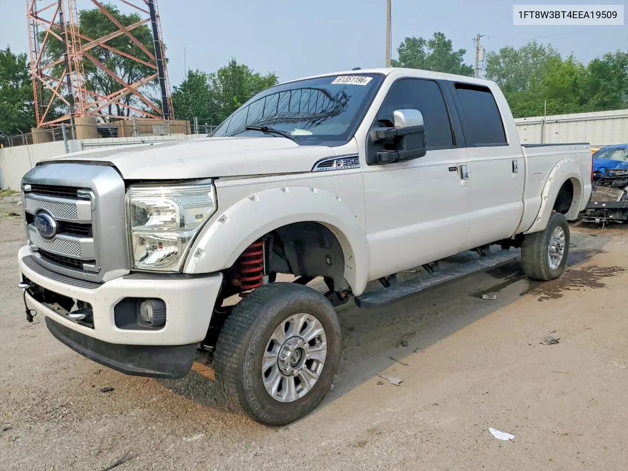 2014 Ford F350 Super Duty VIN: 1FT8W3BT4EEA19509 Lot: 61351196