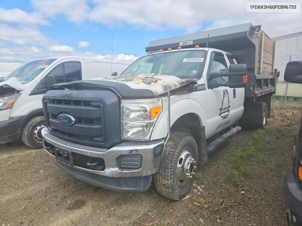 2015 Ford F350 Super Duty Dump Truck VIN: 1FD8X3H60FEB96733 Lot: 55335326