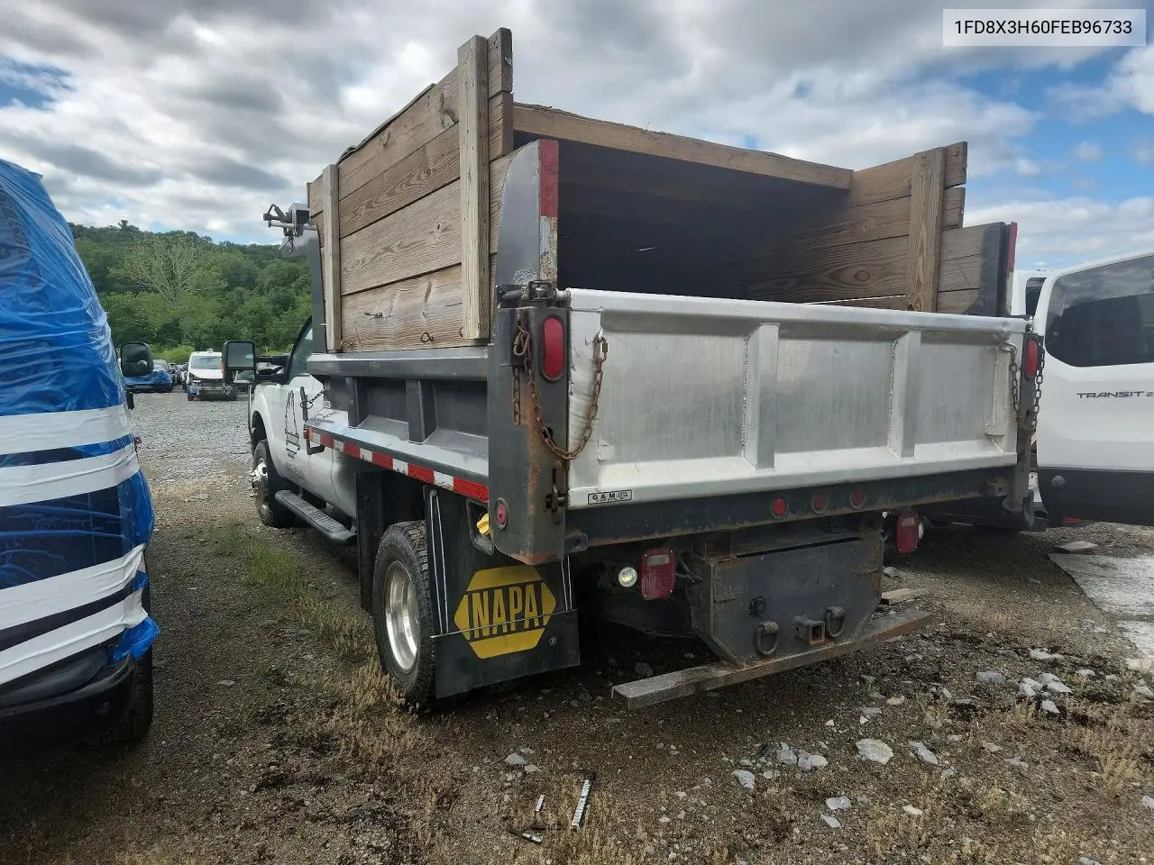 2015 Ford F350 Super Duty Dump Truck VIN: 1FD8X3H60FEB96733 Lot: 55335326