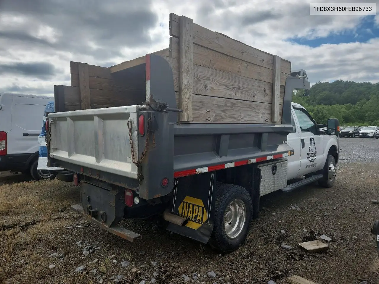 2015 Ford F350 Super Duty Dump Truck VIN: 1FD8X3H60FEB96733 Lot: 55335326