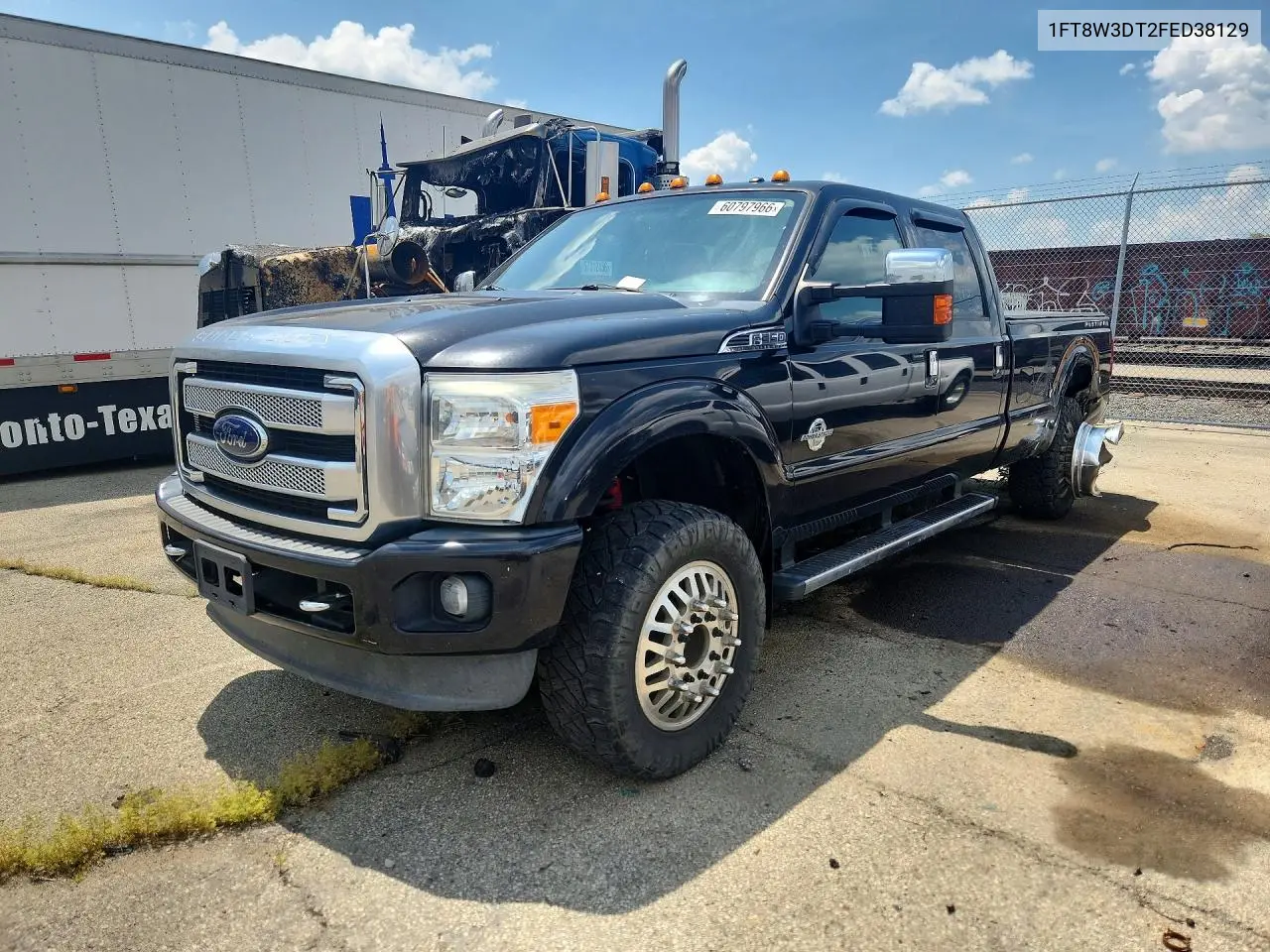 2015 Ford F350 Super Duty VIN: 1FT8W3DT2FED38129 Lot: 60797966