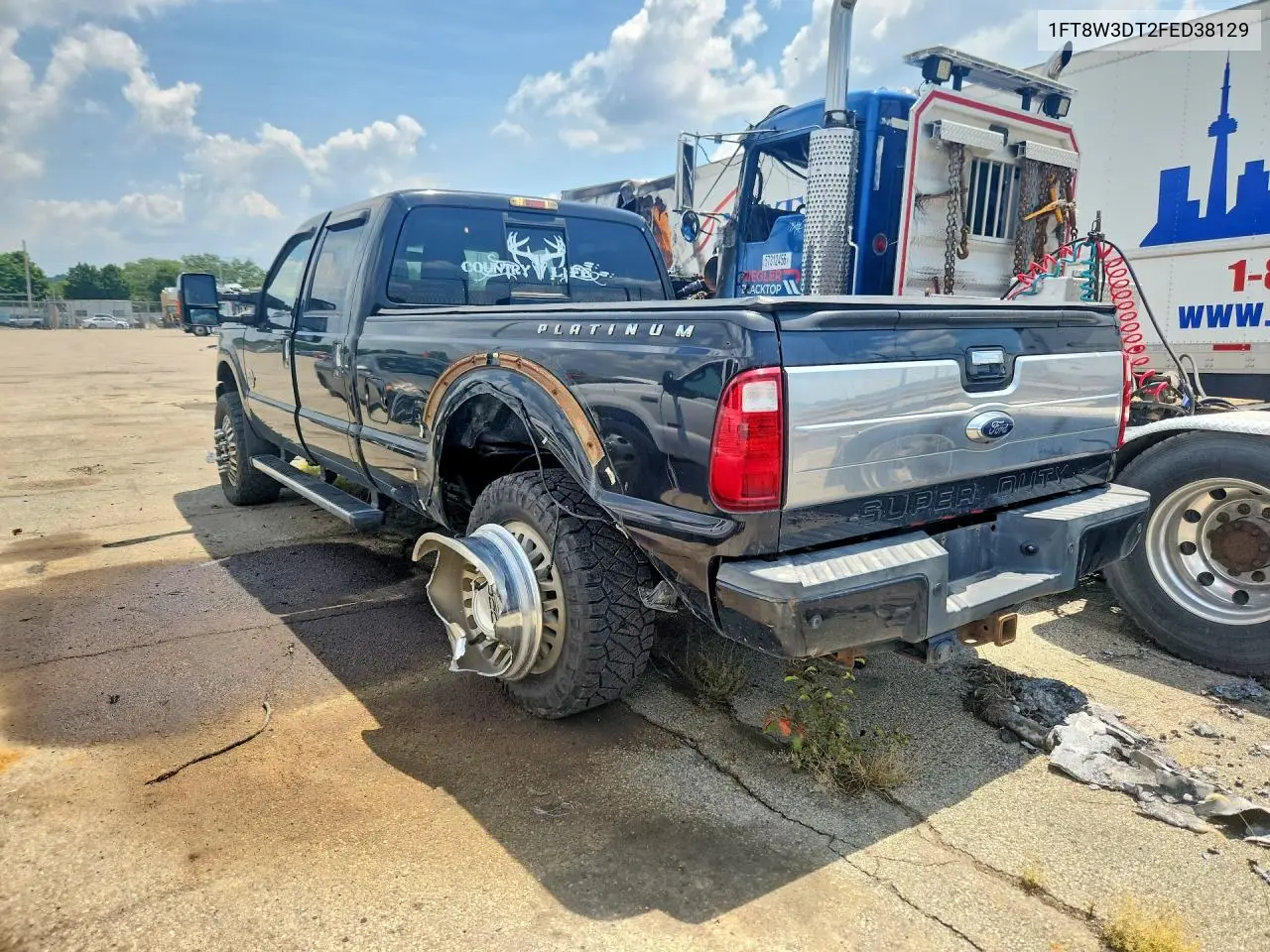 2015 Ford F350 Super Duty VIN: 1FT8W3DT2FED38129 Lot: 60797966