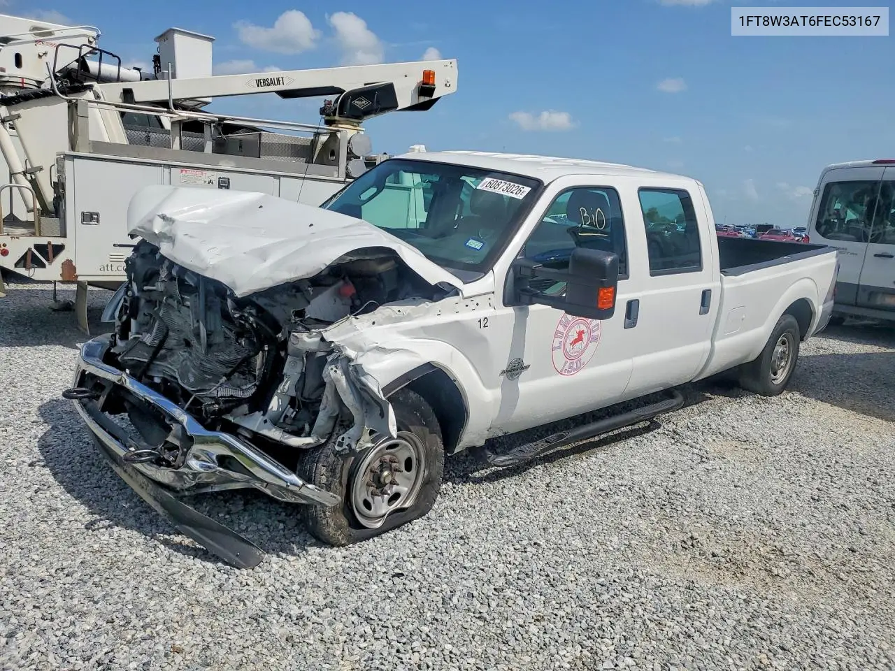 2015 Ford F350 Super Duty VIN: 1FT8W3AT6FEC53167 Lot: 60873026