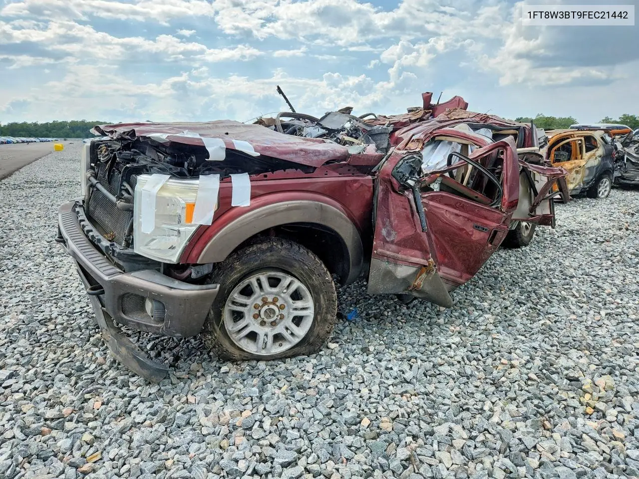 2015 Ford F350 Super Duty VIN: 1FT8W3BT9FEC21442 Lot: 61189036