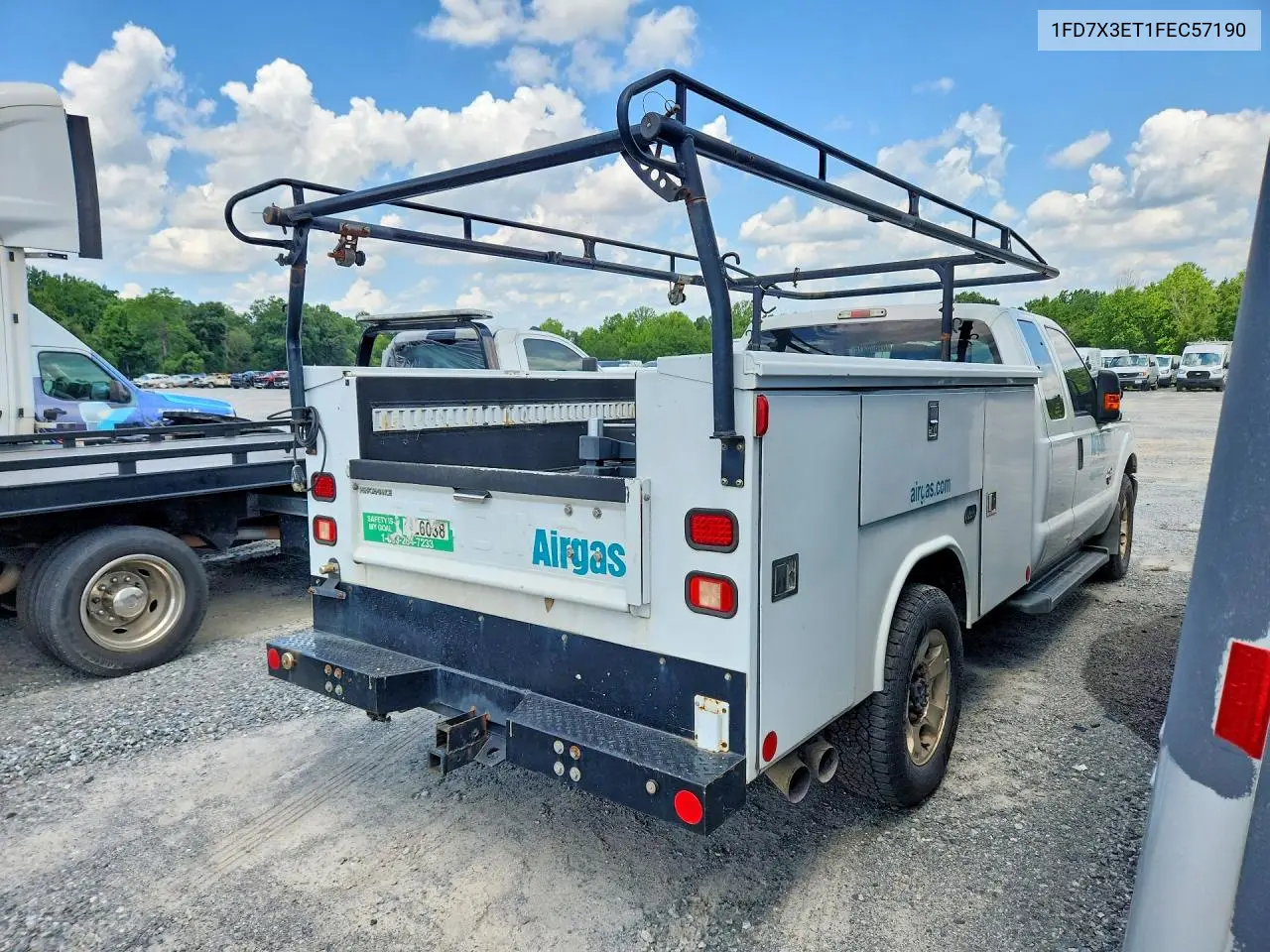 2015 Ford F350 Super Duty VIN: 1FD7X3ET1FEC57190 Lot: 61600316