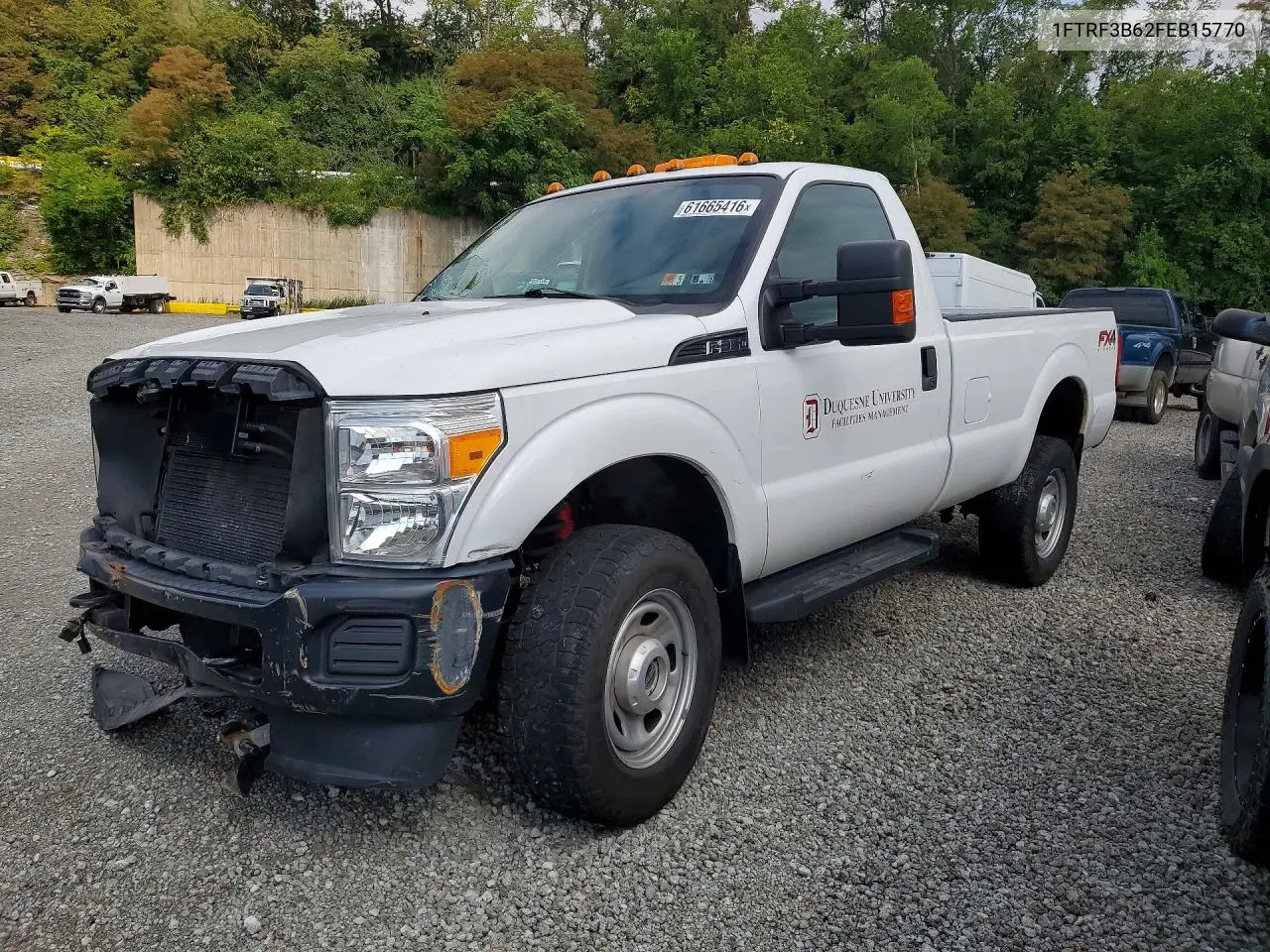 2015 Ford F350 Super Duty VIN: 1FTRF3B62FEB15770 Lot: 61665416