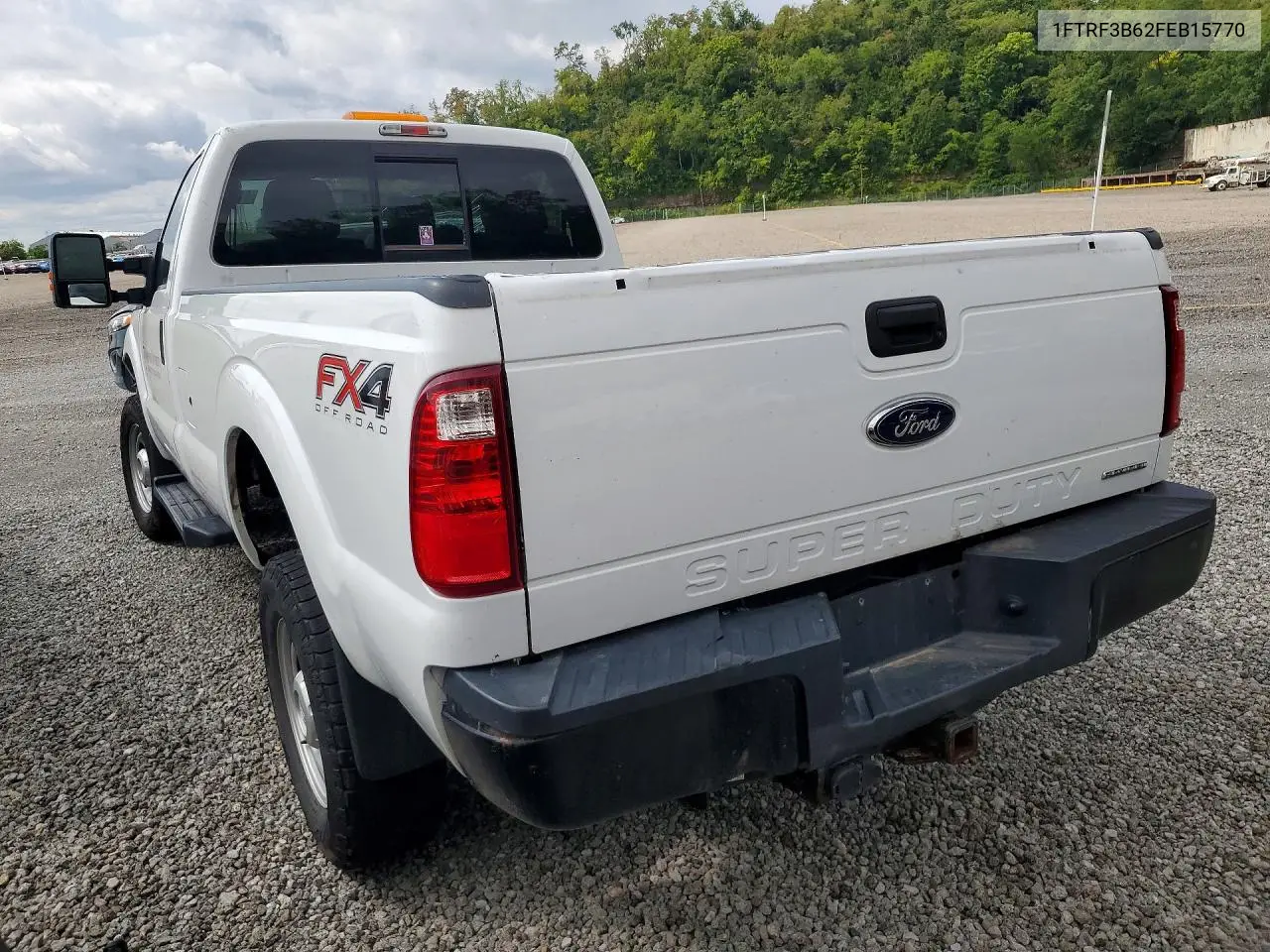 2015 Ford F350 Super Duty VIN: 1FTRF3B62FEB15770 Lot: 61665416