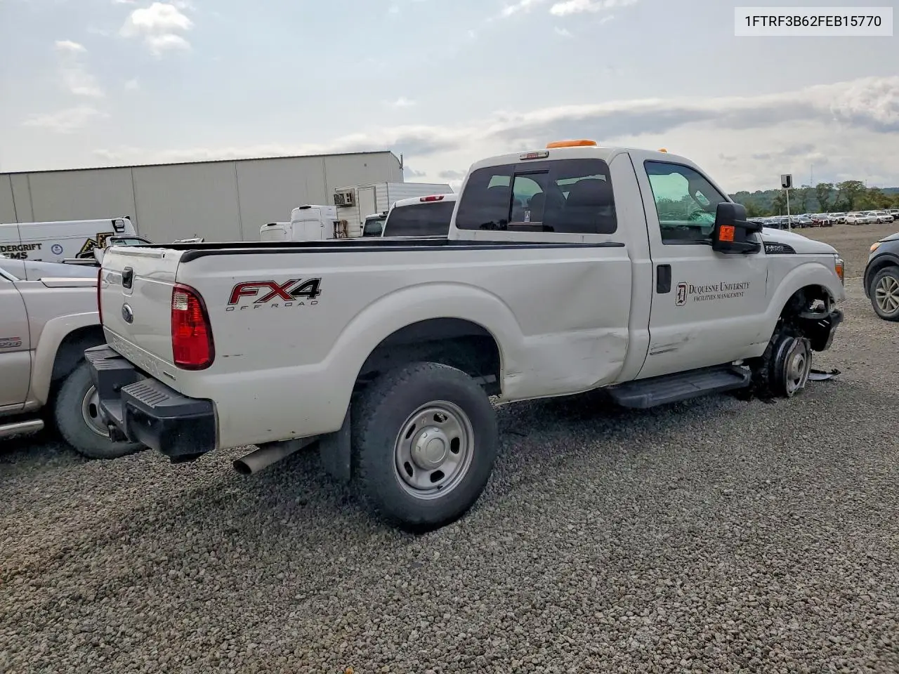 2015 Ford F350 Super Duty VIN: 1FTRF3B62FEB15770 Lot: 61665416