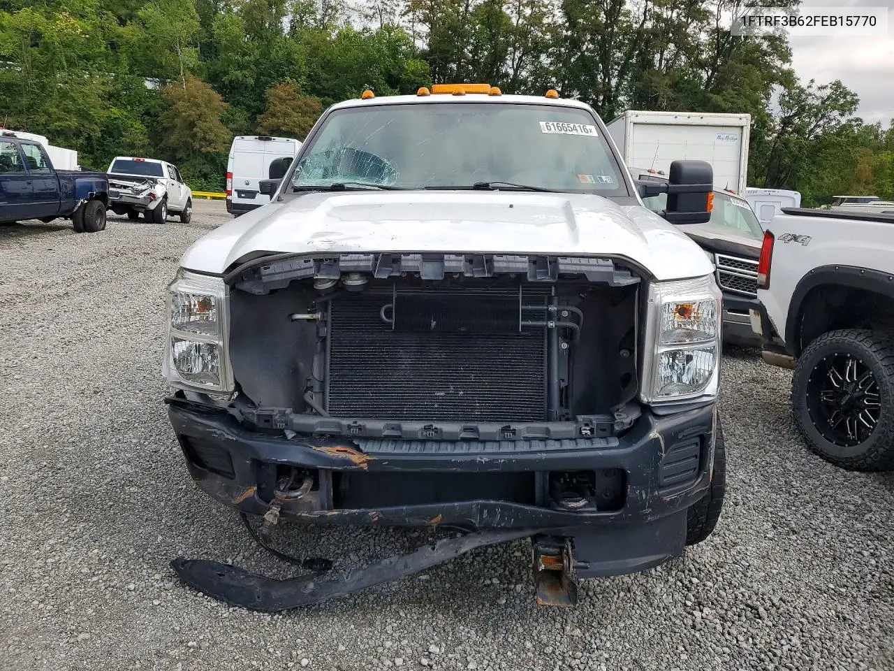 2015 Ford F350 Super Duty VIN: 1FTRF3B62FEB15770 Lot: 61665416