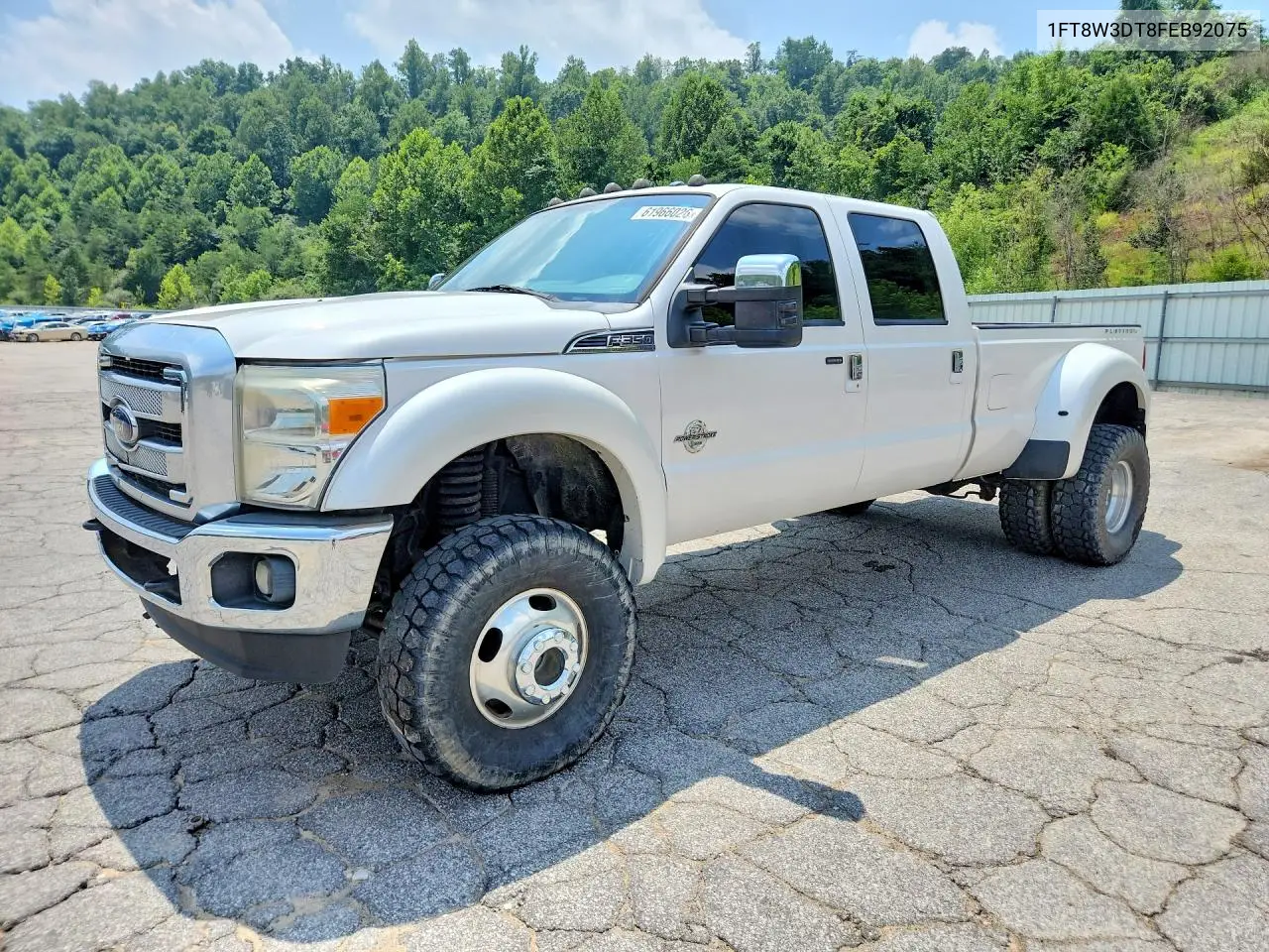 2015 Ford F350 Super Duty VIN: 1FT8W3DT8FEB92075 Lot: 61966026